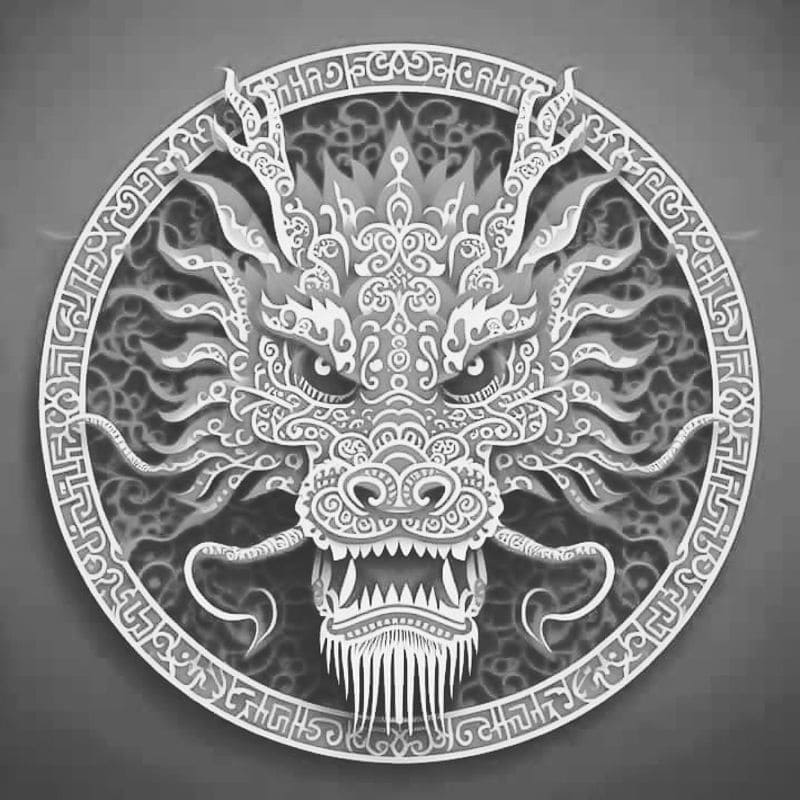 Dragon (龙 – lóng): The Celestial Guardian