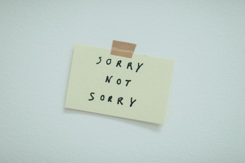 Your Apologies Come With Fine Print