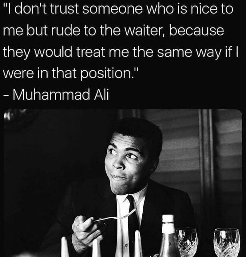 Rude to Waiters, Sweet to You