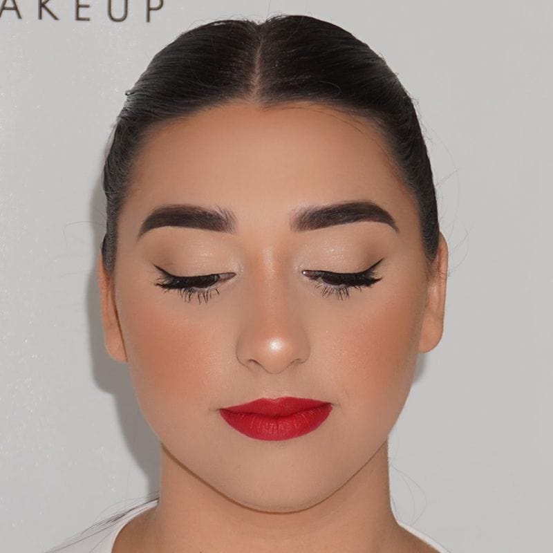 Fiery Aries Rising: Bold Red Lips and Sharp Wings
