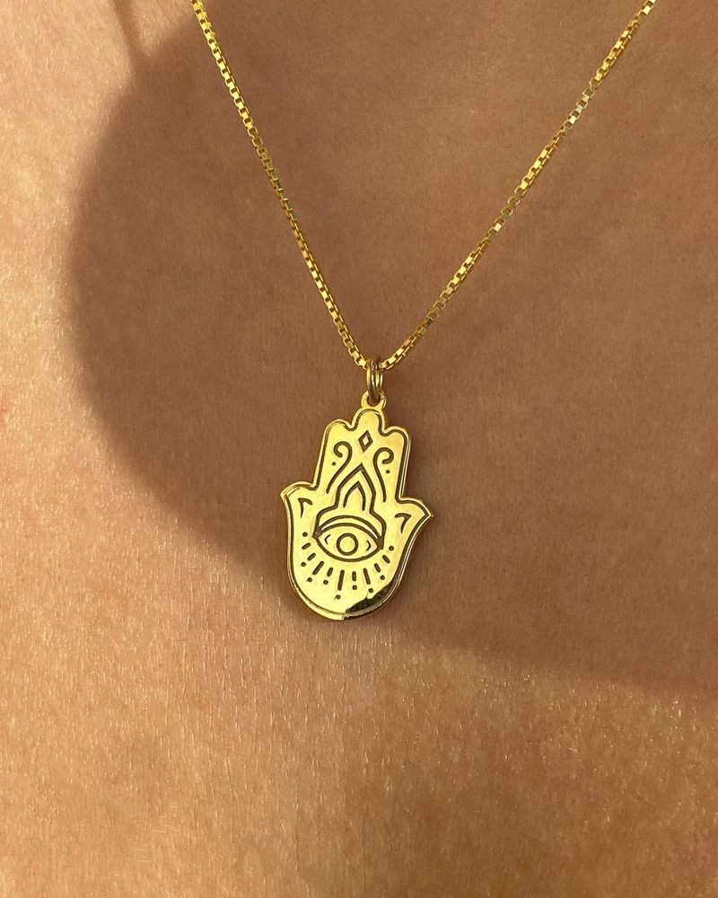 Hamsa Hand Pendant