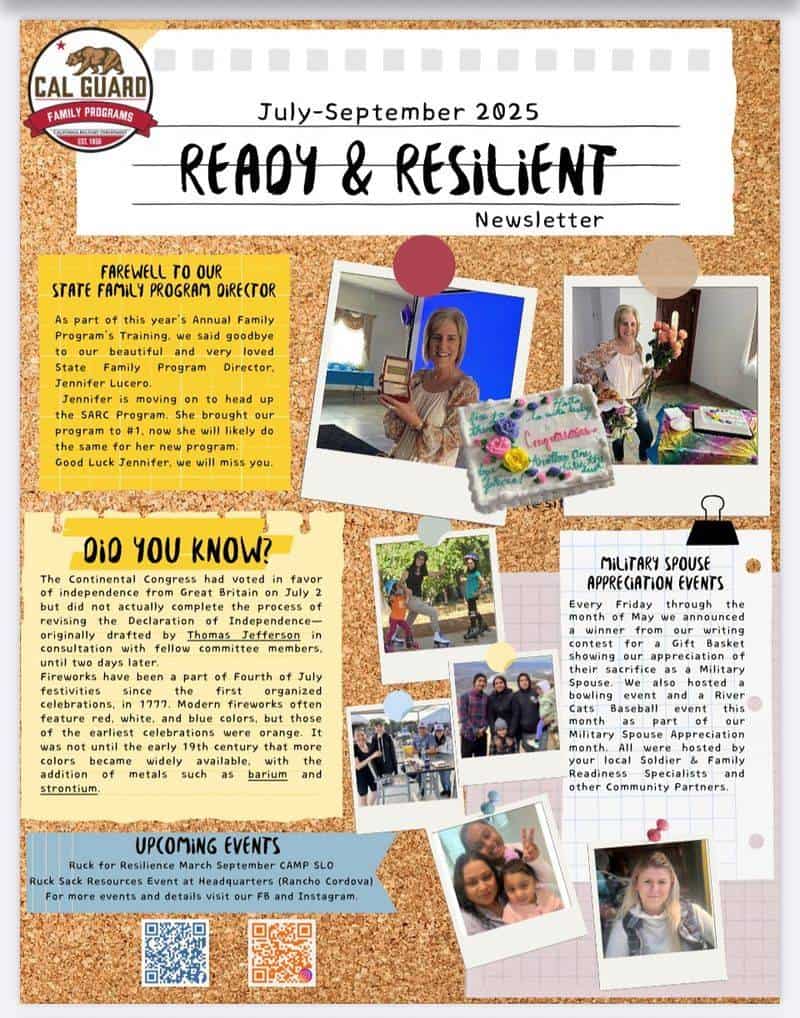 Monthly Family Newsletters