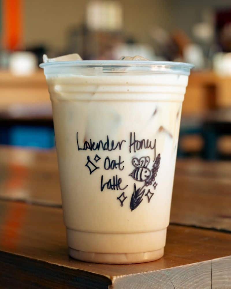 Pisces (February 19-March 20): Lavender Honey Oat Milk Latte