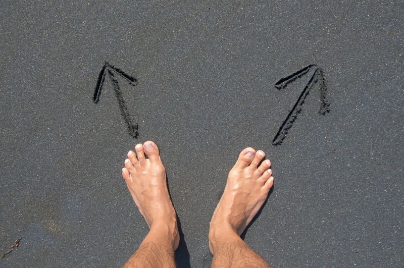Feet Point Toward Interest