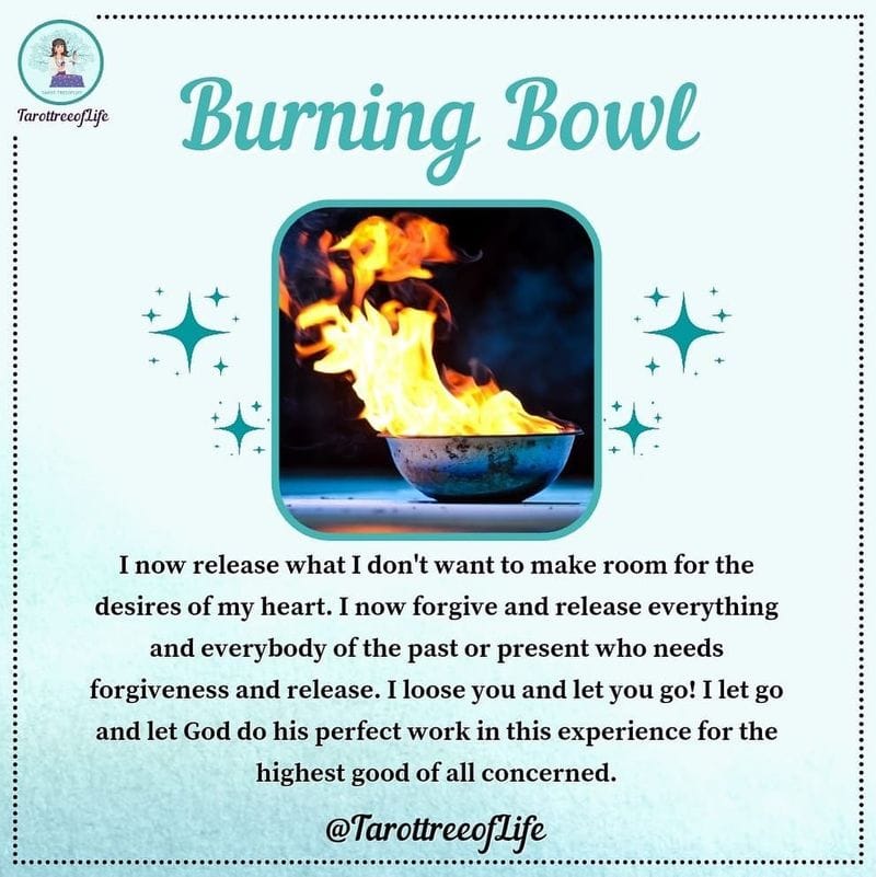 Burning Bowl Release Ceremony