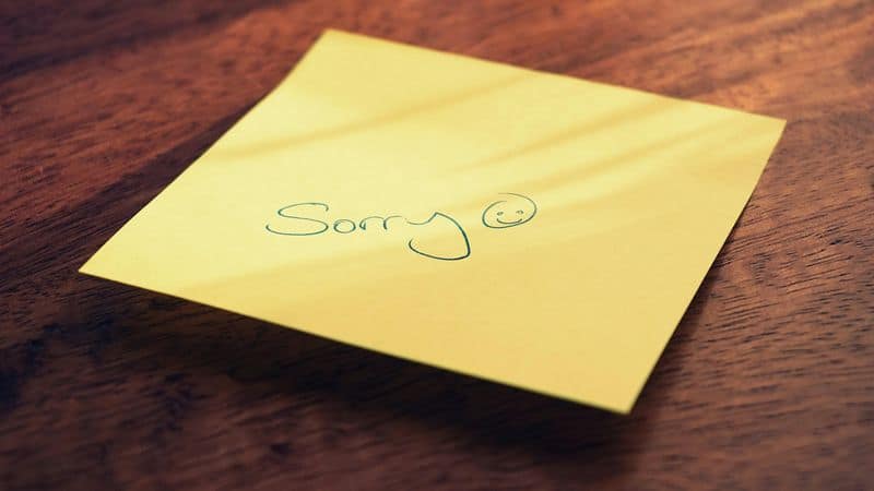Never Apologizing Sincerely