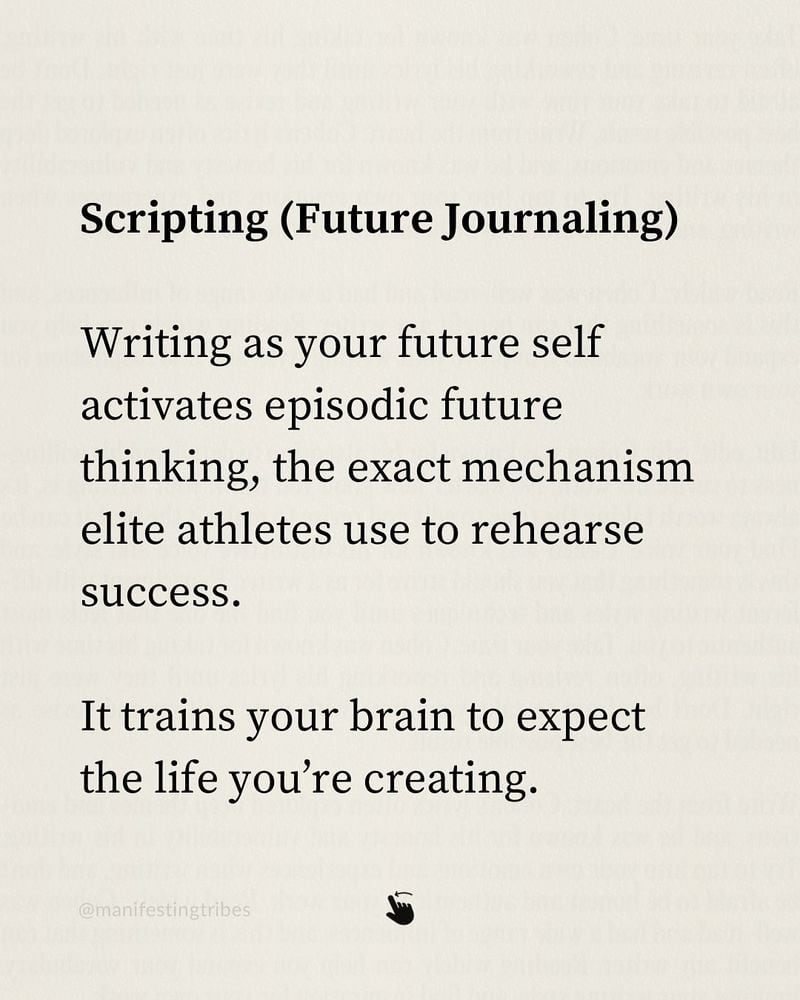 Scripting Your Future Self