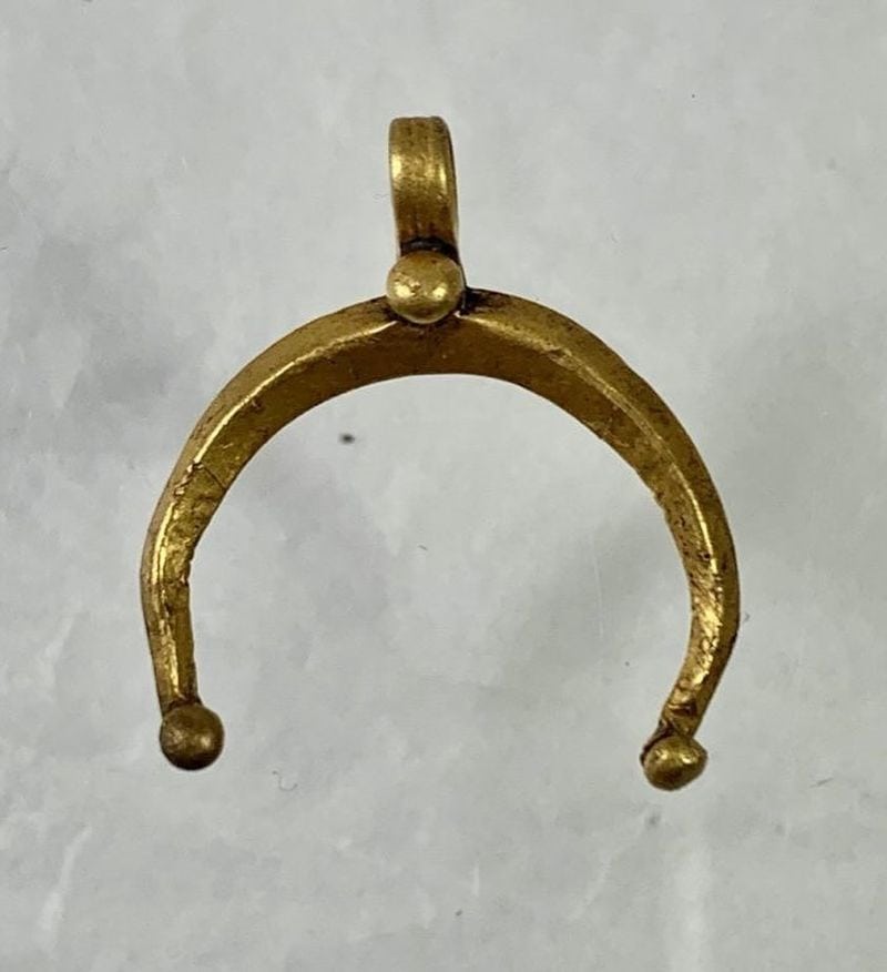 Lunula Crescent Moon Charm