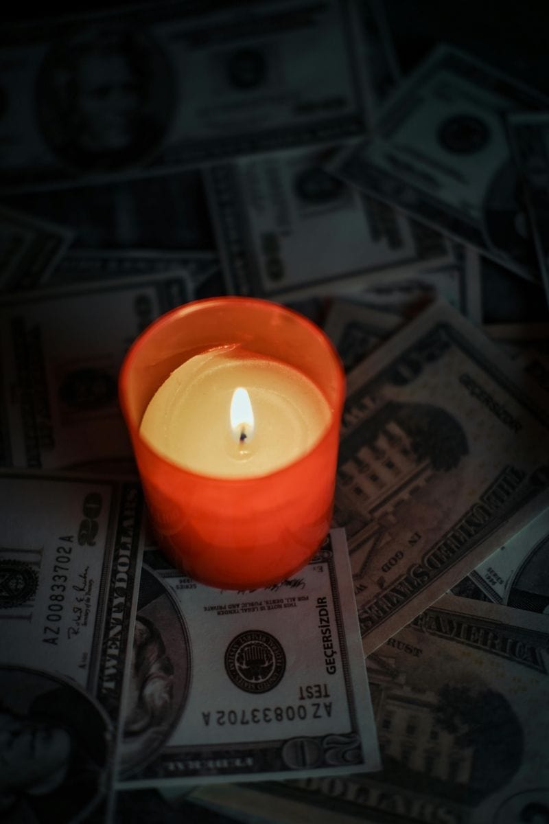 Prosperity Candle Burning