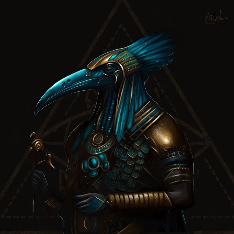 Thoth: The Ibis-Headed Scribe