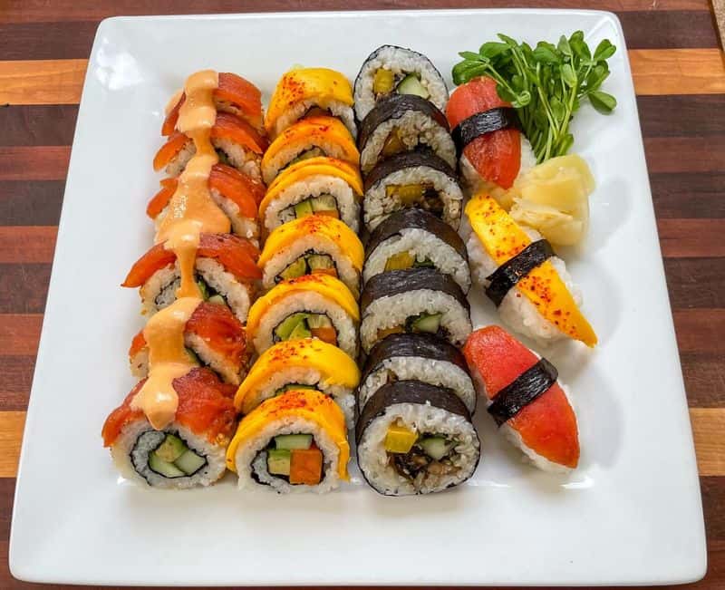 Aquarius: Futuristic Plant-Based Sushi