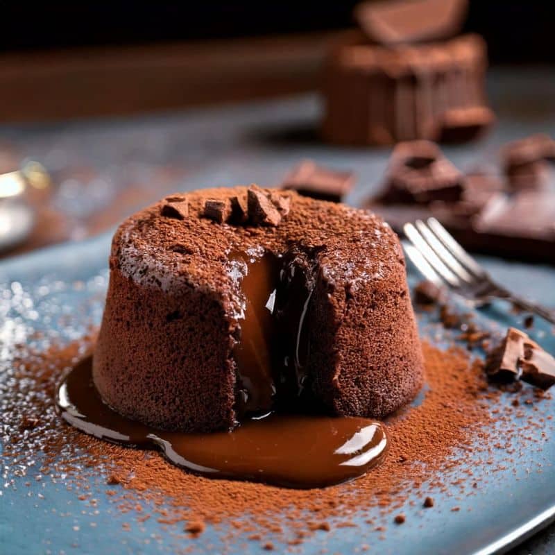 Scorpio: Mysterious Dark Chocolate Lava Cake