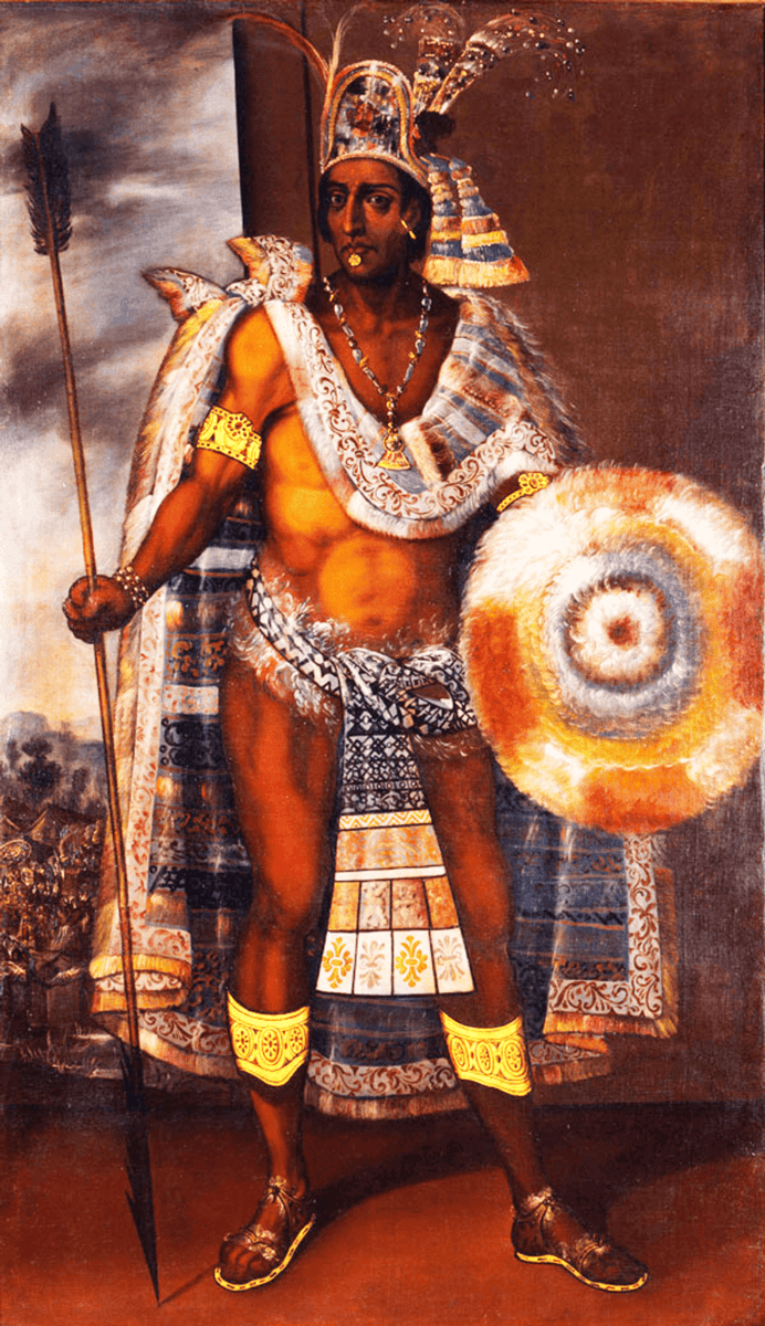 Emperor Montezuma II of the Aztecs