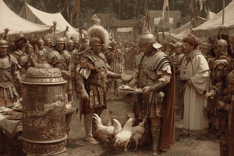 Sacred Chickens Predicting Battle Victory