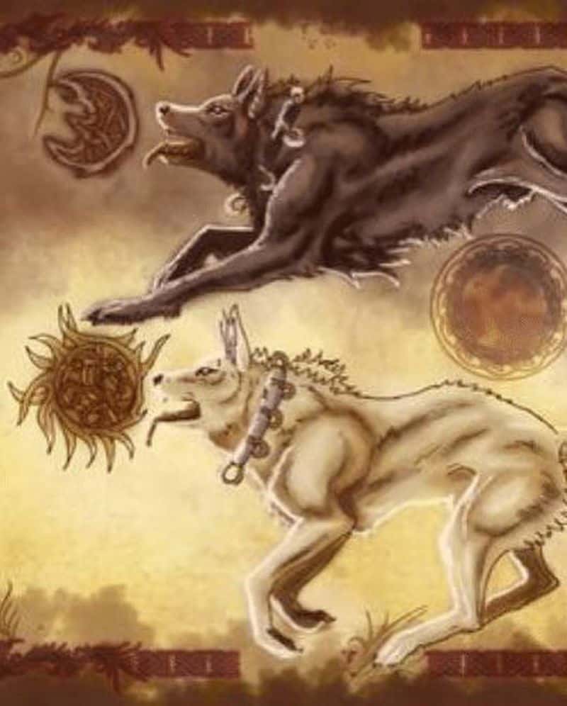 Hati and Skoll