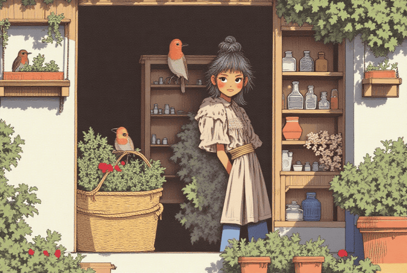 medieval herbalist ai