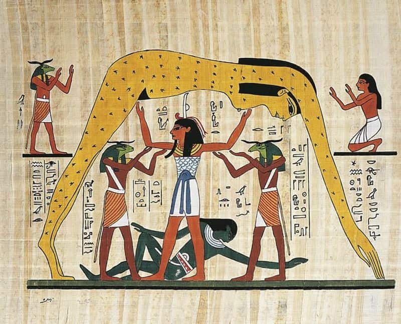 July: The Egyptian Myth of Nut and Geb