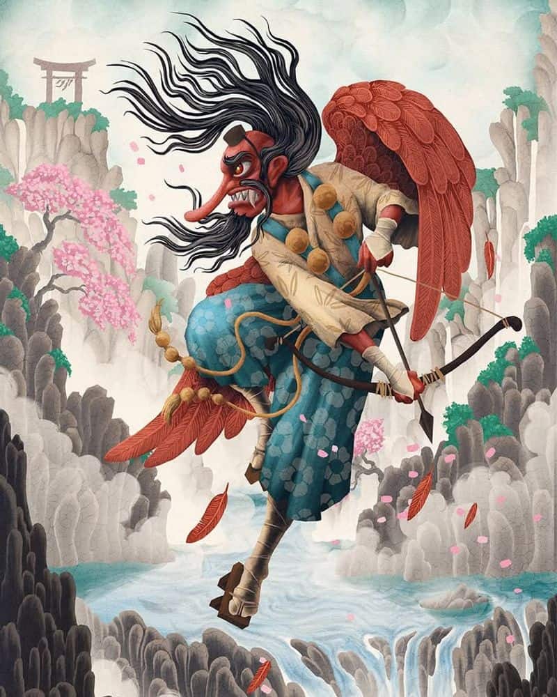 Tengu of Japanese Folklore