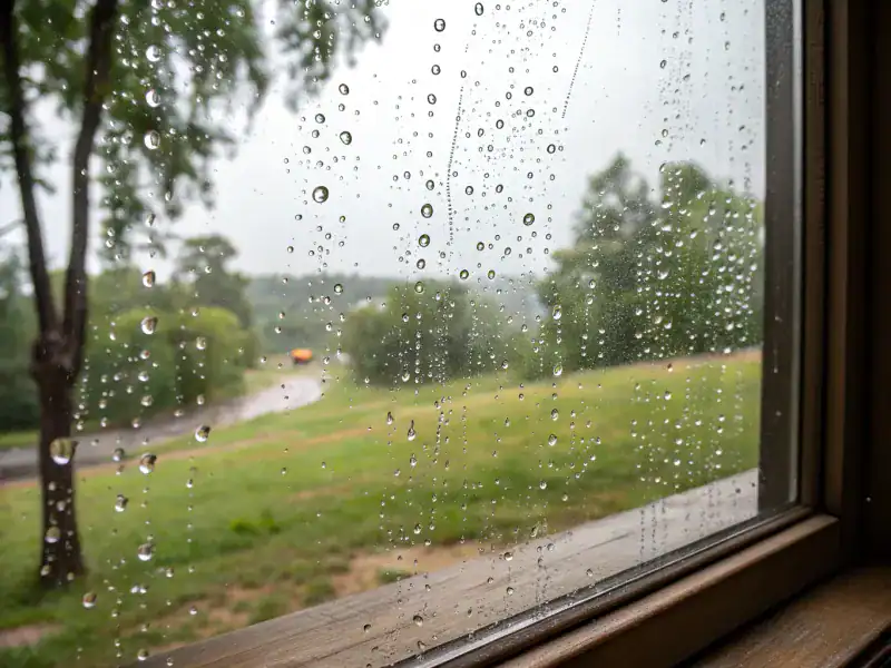 Staring At the Rain Through the Window