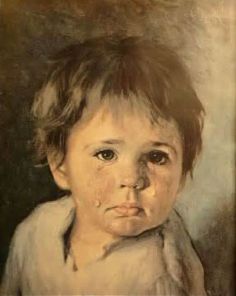 The Curse of the Crying Boy Paintings
