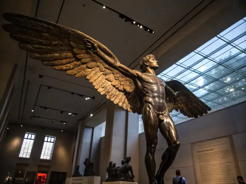 The Curse of the Icarus Sculpture