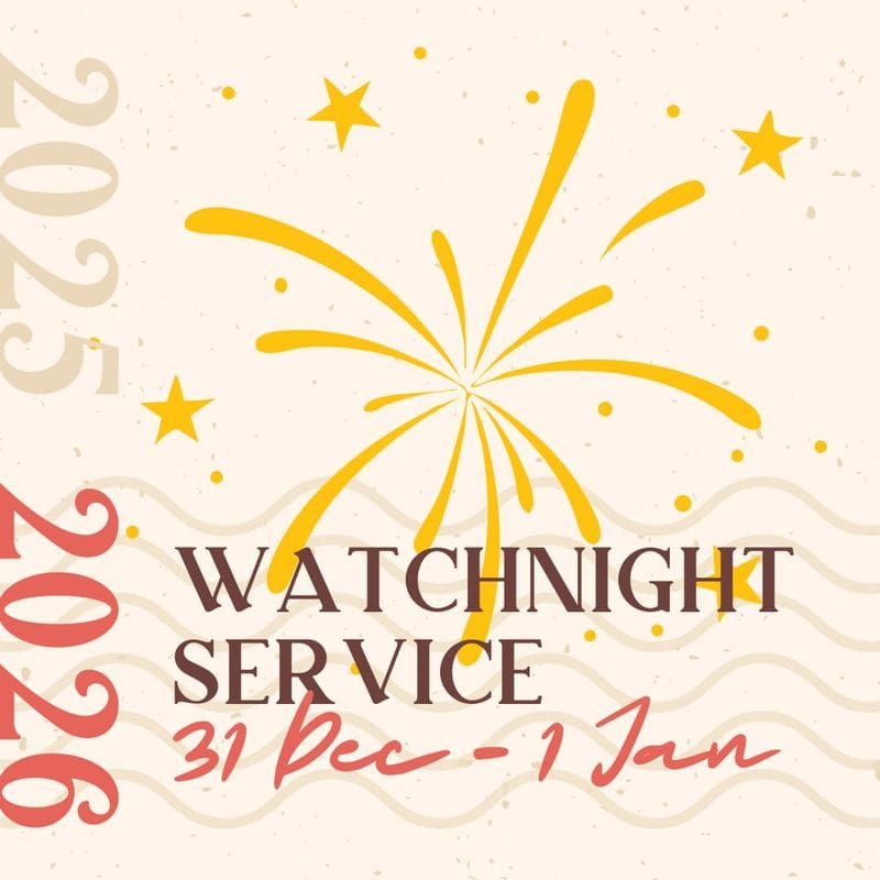 Day 8 - New Year’s Eve: Watchnight
