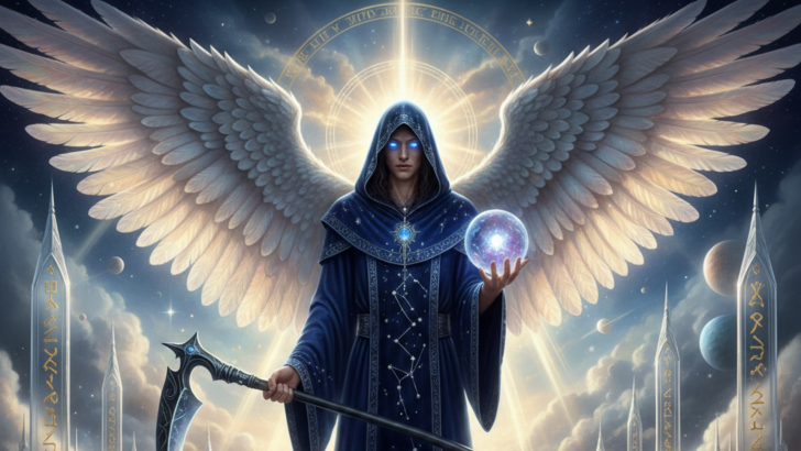 The Angel Azrael Who Stands at the Door Between Life and Silence