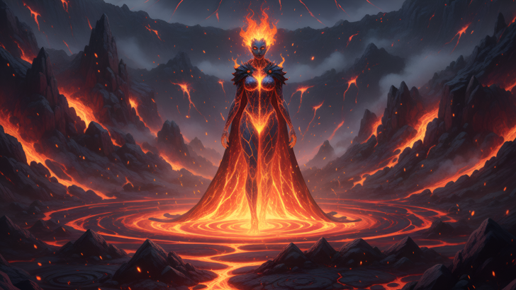 Meet The Fire-Spirit Aetna Who Guards the Heart of a Sleeping Volcano