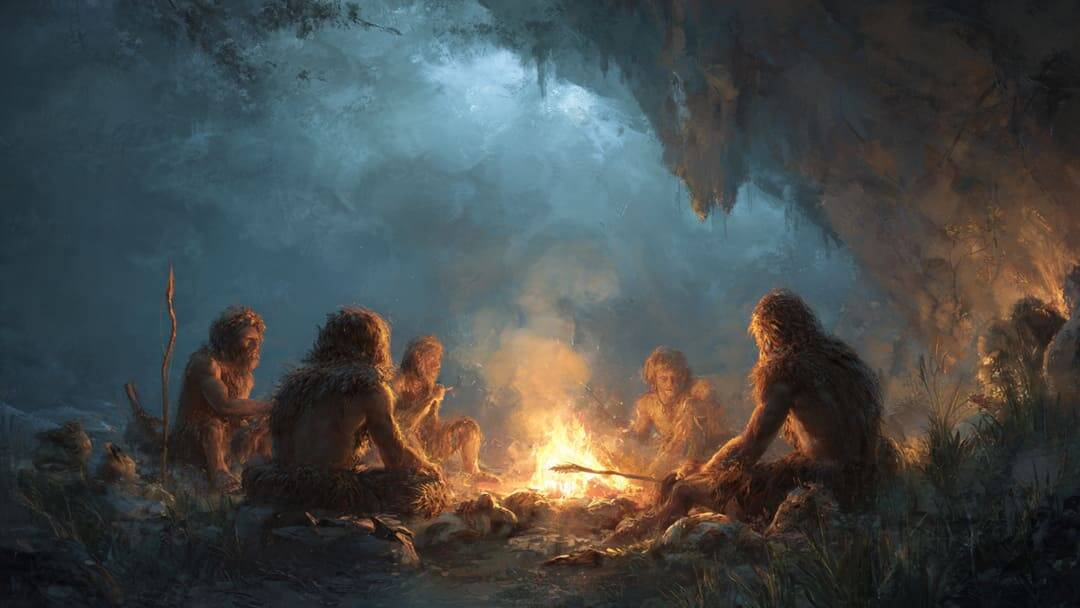 early humans cave