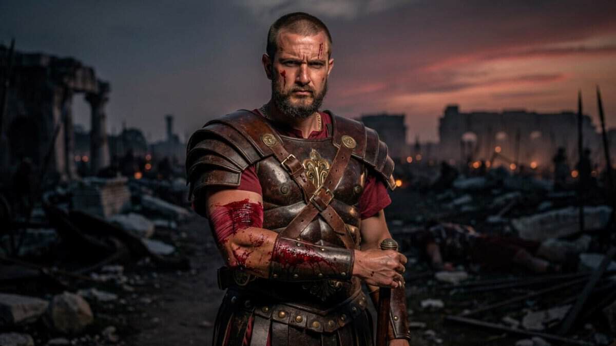 roman warrior wound