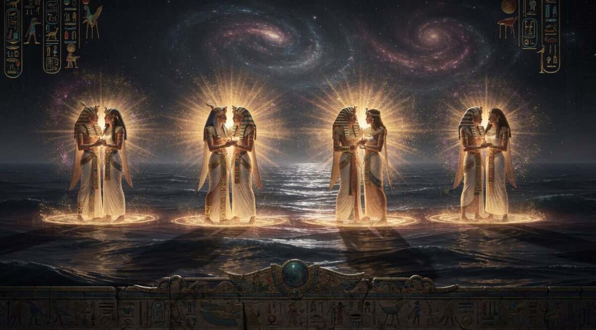 egyptian gods creation