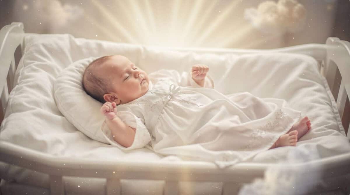 saint, pray, baby boy