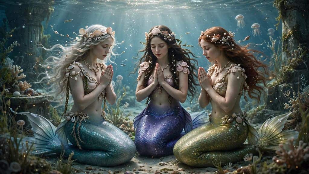 mermaids pray