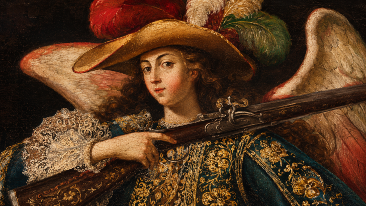 Why These Colonial Angels Were Painted Carrying Guns