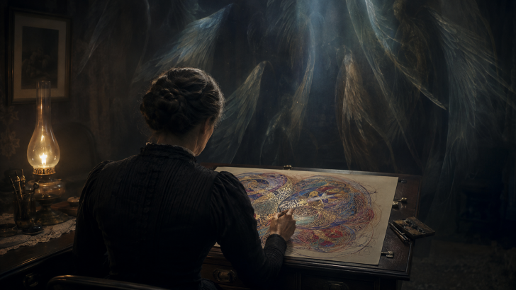 The Victorian Woman Who Said 70 Archangels Helped Her Paint