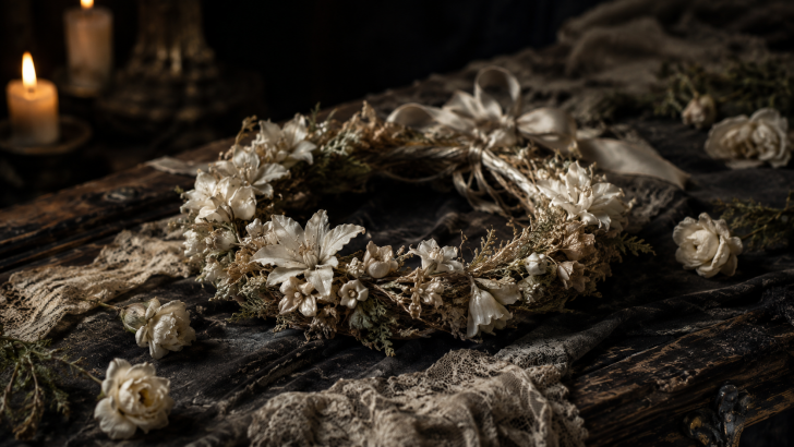Why Unmarried People Were Once Crowned at Their Funerals